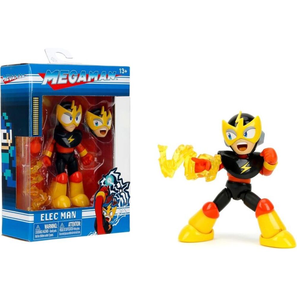 Jada Toys - Mega Man - Elec Man 1:12 Action Figure  COLLECTABLES